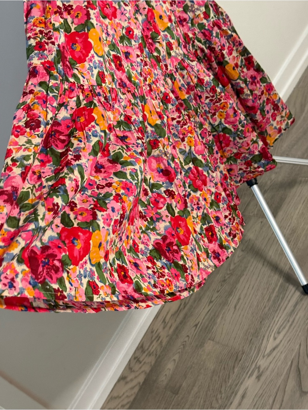 Natural Life Convertible Floral Maxi Skirt Strapless Dress Removable Straps XS - Picture 7 of 9